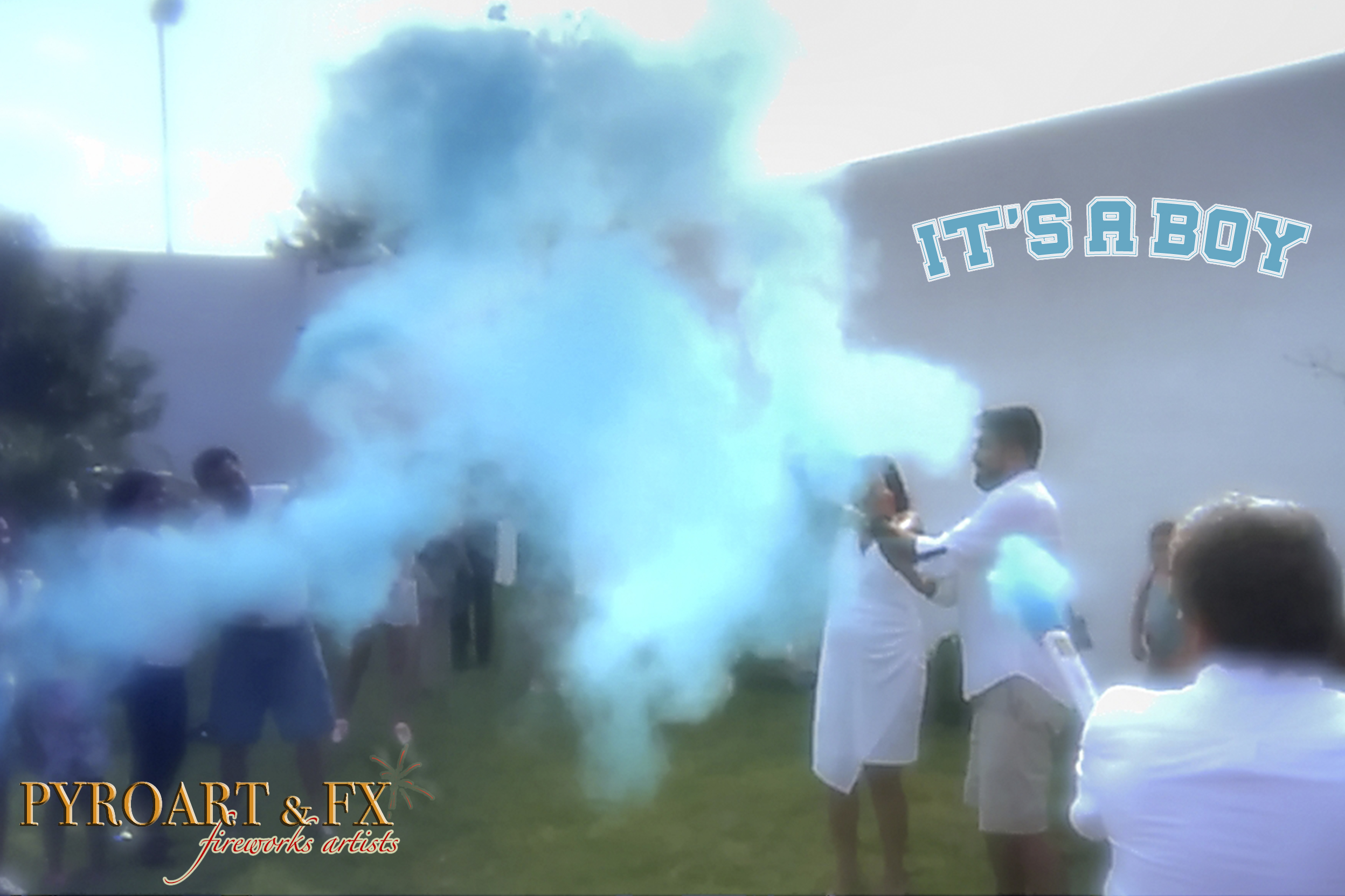 PYROART & FX - HDR POLVO AZUL