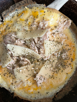 Omelete proteica