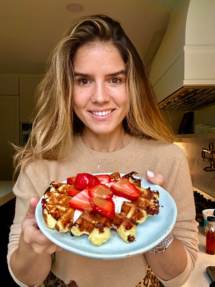 Waffles proteicos