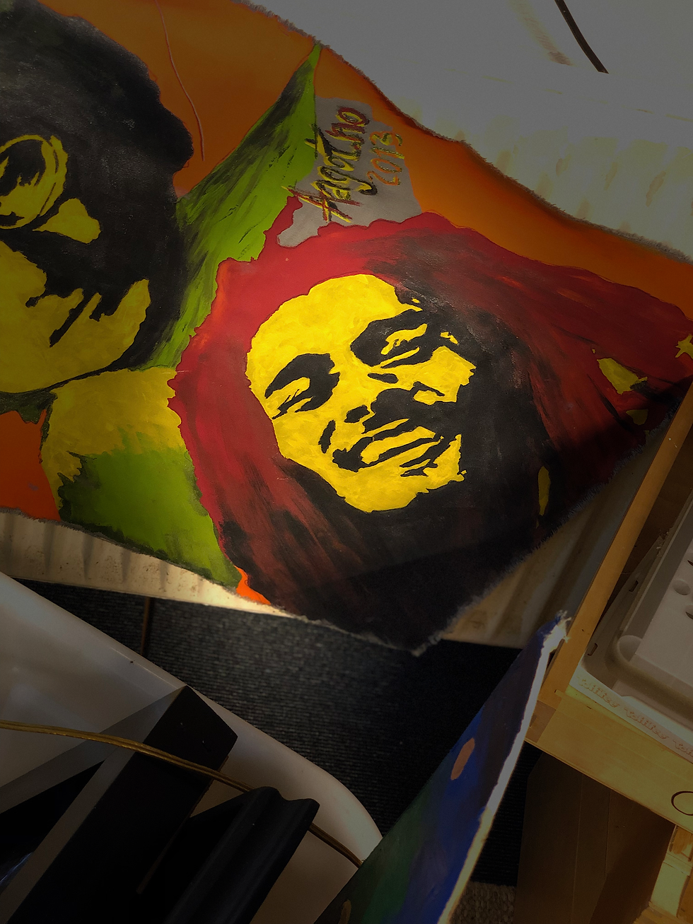 Thumbnail: "BOB AND JOHN" (47x77cm)