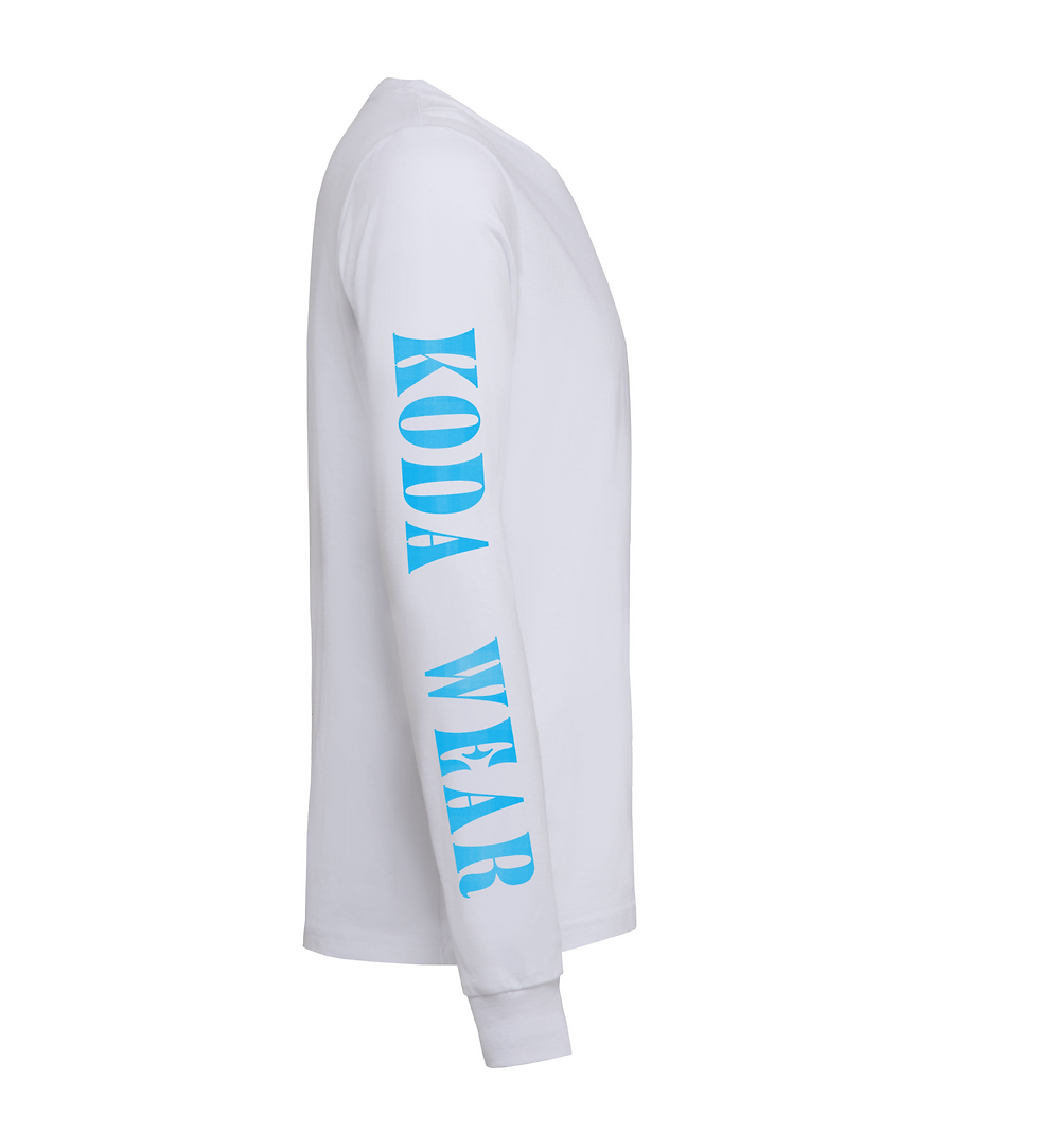 Thumbnail: Tiki Dude Men's White Long Sleeve Tee