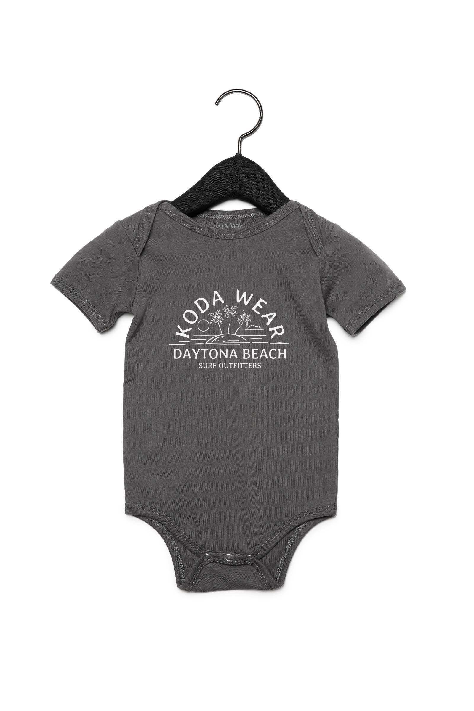 Castaway Babies Asphalt Onesie