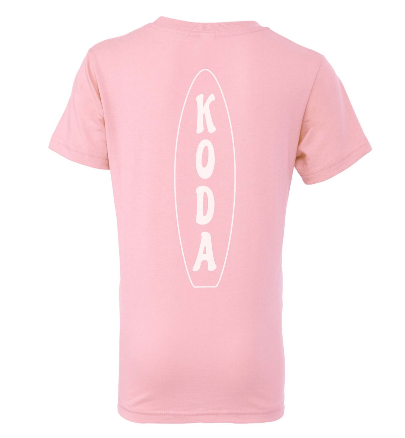 Vertical Surfboard Youth Pink Tee