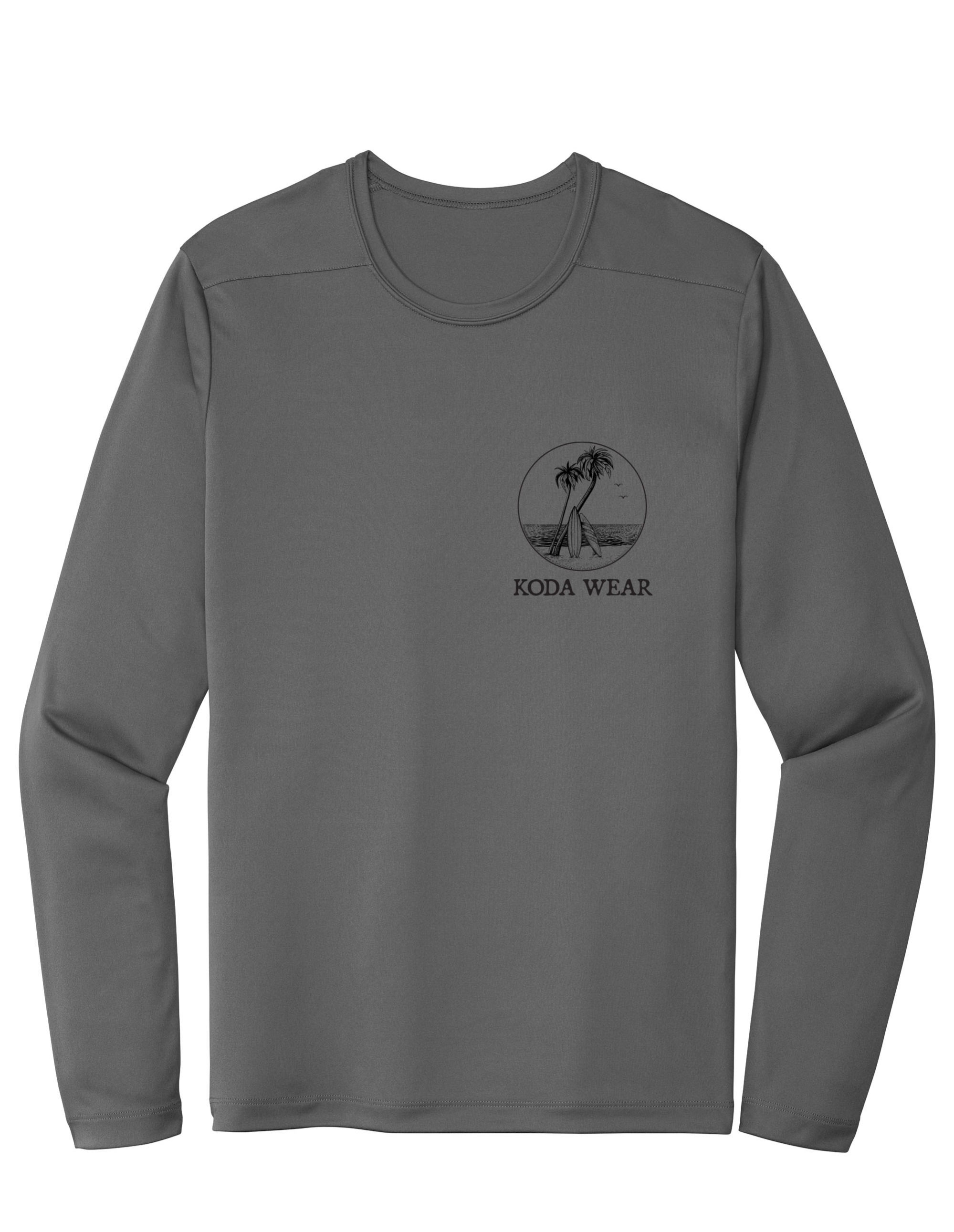 Board Meeting Men's UV Gray Long Sleeve Tee