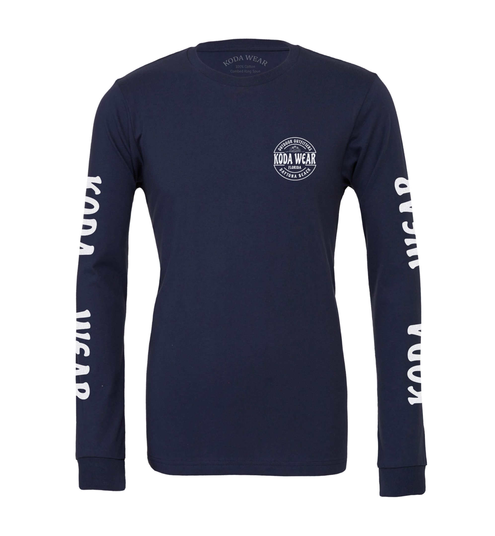 Island Logo Men's Navy Blue Long Sleeve Tee