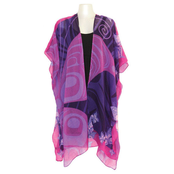 'Butterflies' Sheer Wrap by Kwiaawah Jones