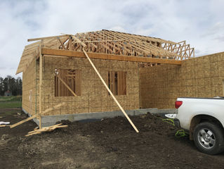 And the walls are going up!