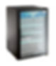 Avantco CRM-7-HC Black Countertop Display Refrigerator with Swing Door - 4.1 Cu.