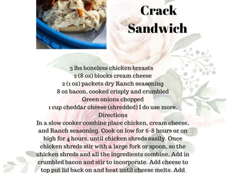 Crockpot Chicken Crack