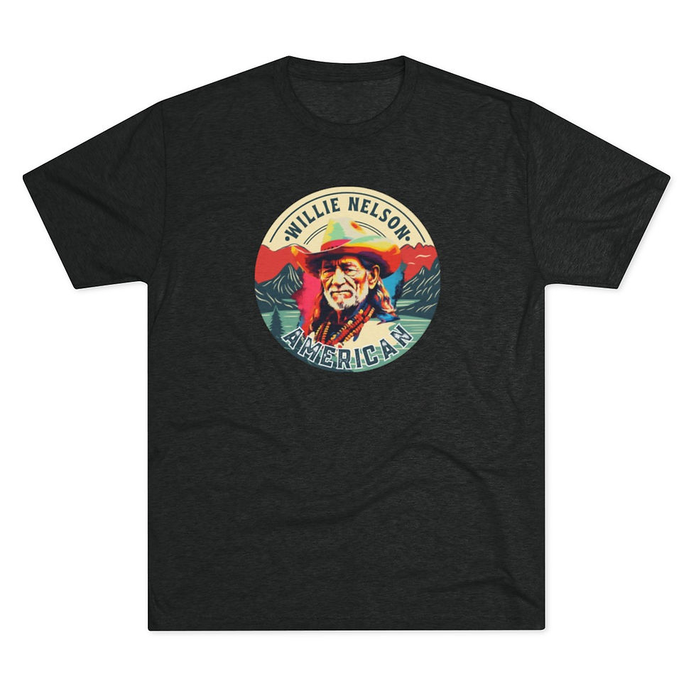 Thumbnail: Willie American Unisex Tri-Blend Crew Tee