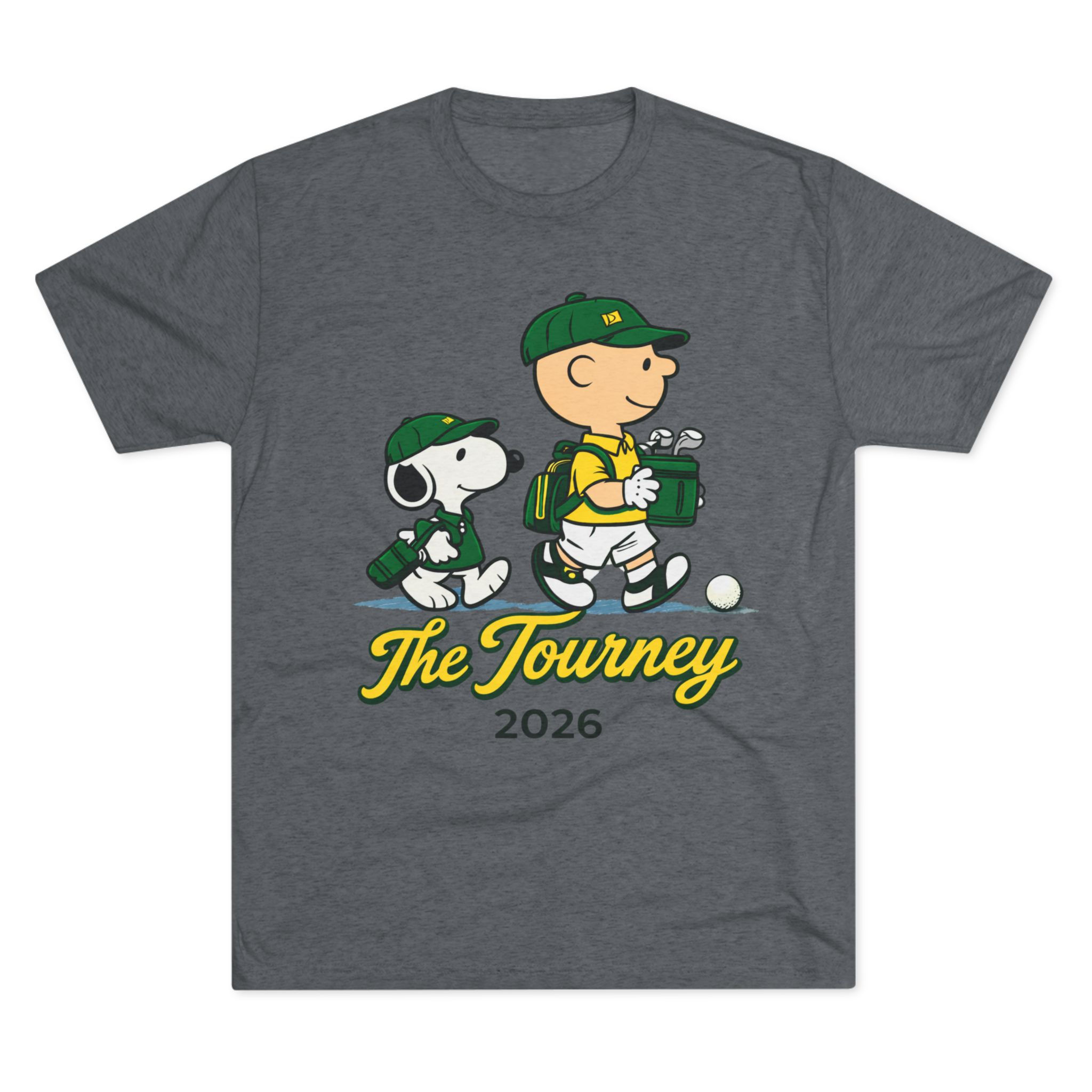 Golf Tournament Tee — "The Tourney 2026" Crew Shirt