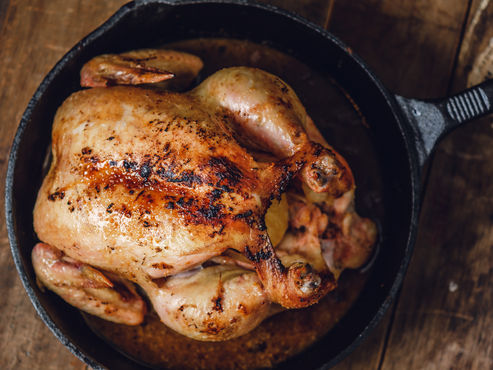 Cast Iron Skillet Roast Chicken