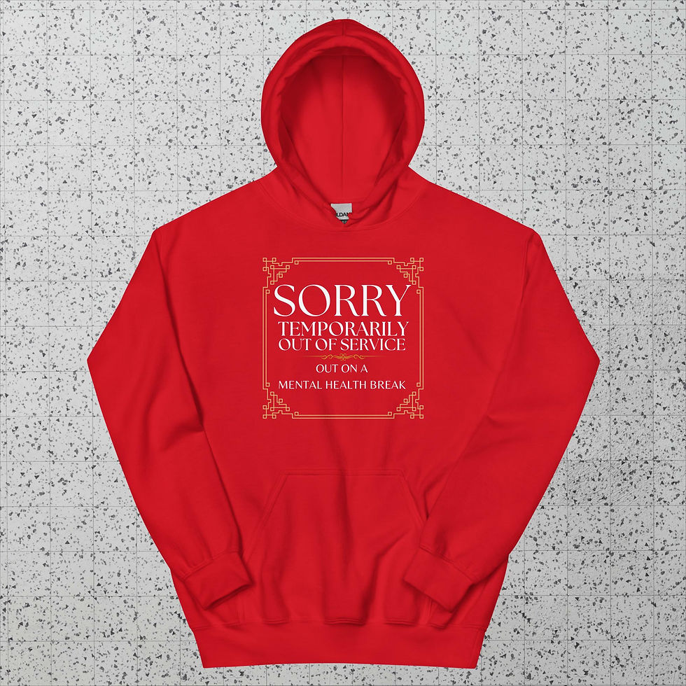 Thumbnail: Mental Health Break Unisex Hoodie