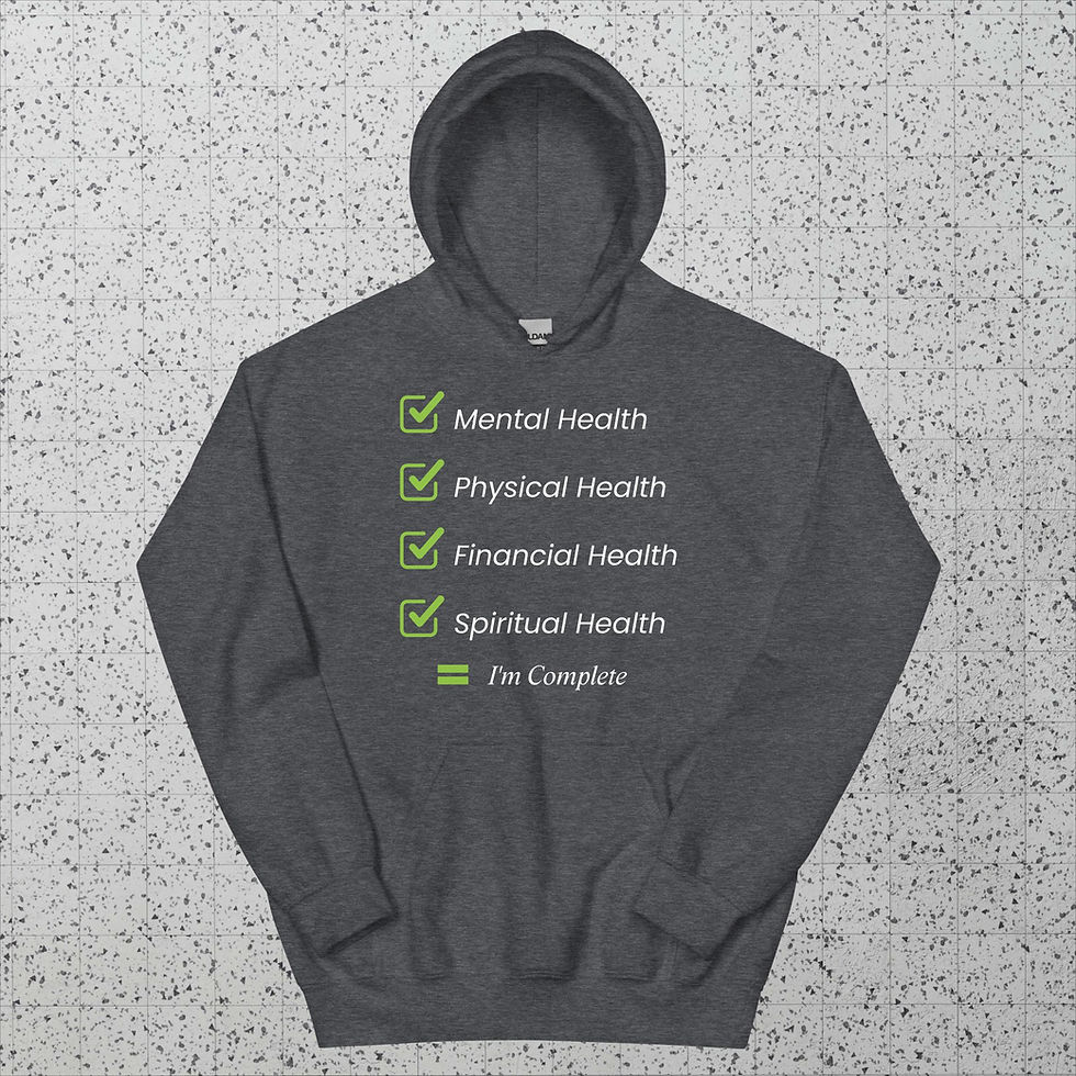 Thumbnail: Mental Health Checklist Unisex Hoodie
