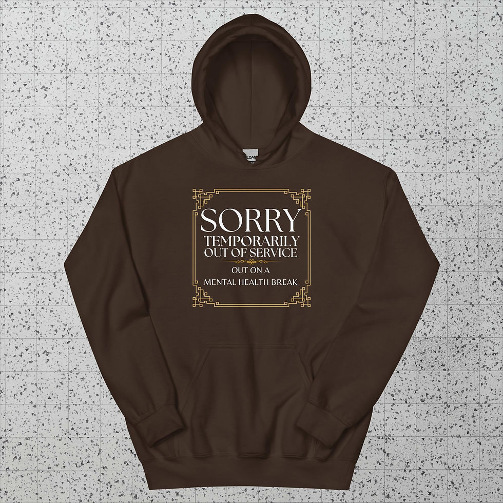 Thumbnail: Mental Health Break Unisex Hoodie