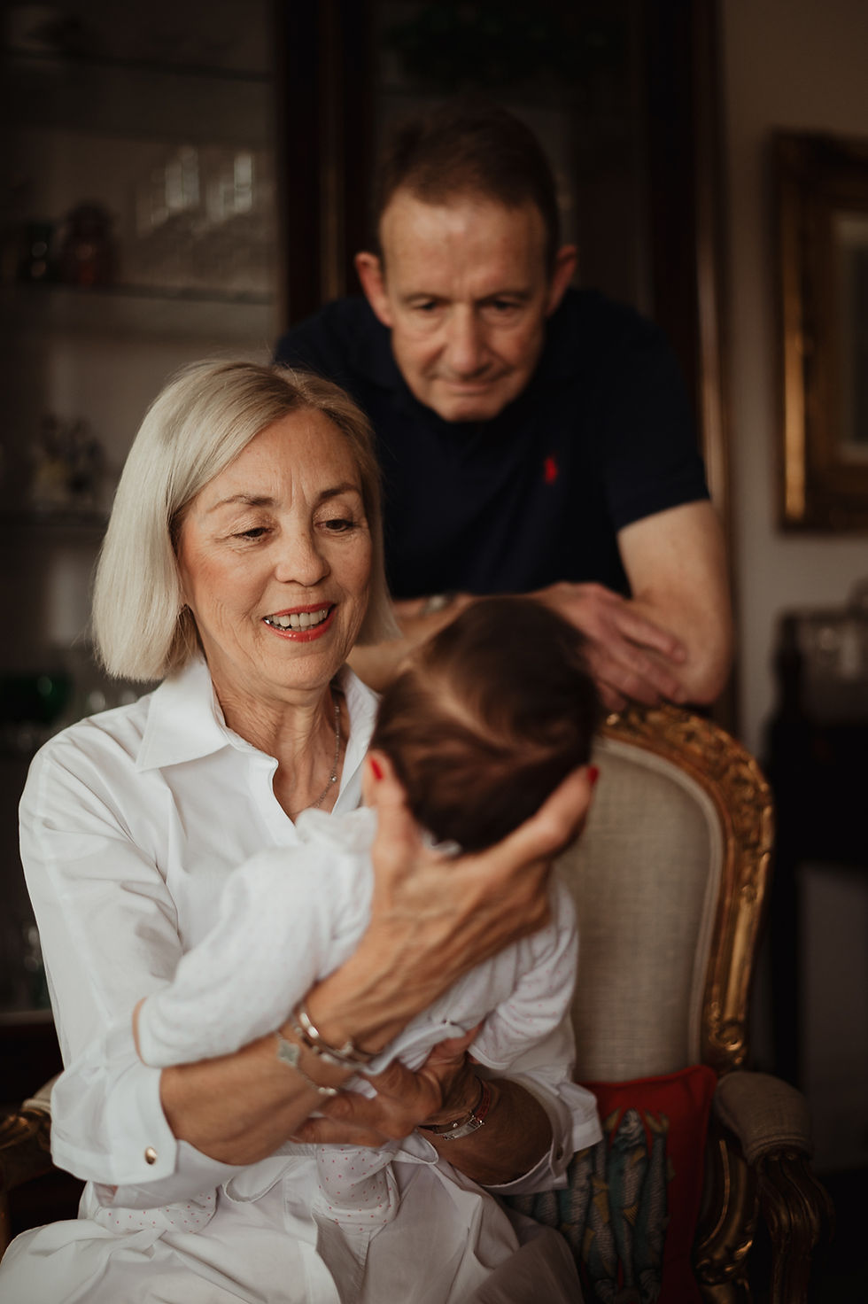 Thumbnail: grandparents and newborn photoshoot in Sydney