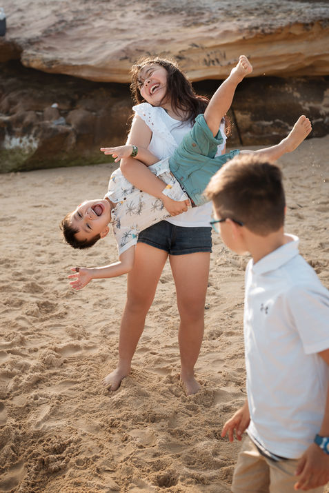 Siblings photoshoot at La Perouse, Sydney