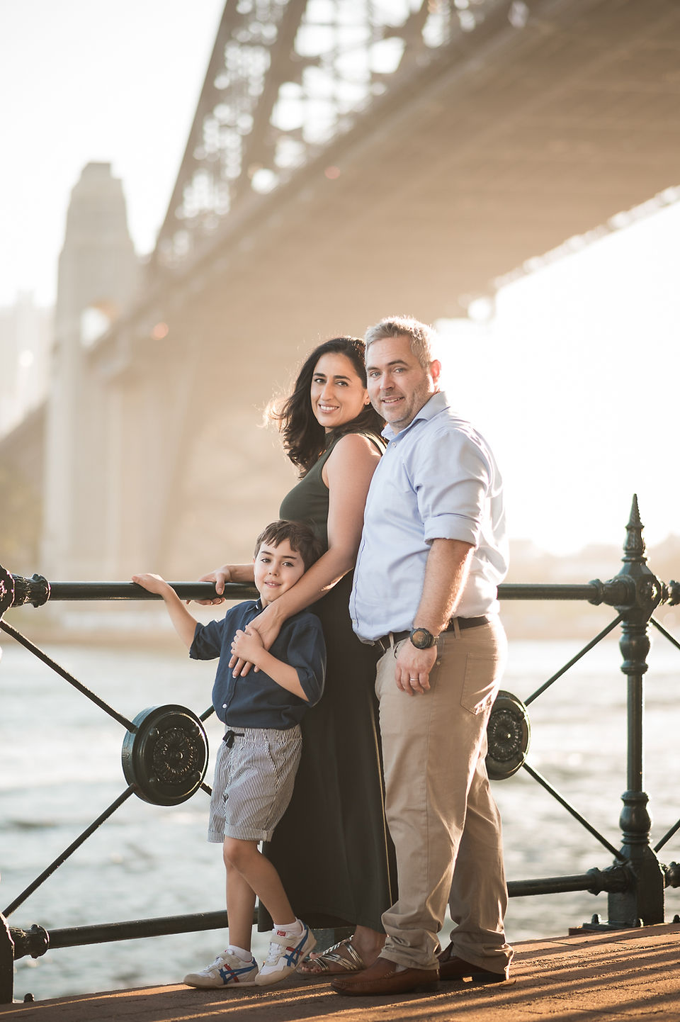 Golden Hour Sydney Harbour Family Photoshoot