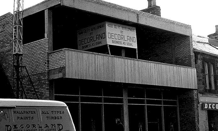 new Decorland premises in the 60s