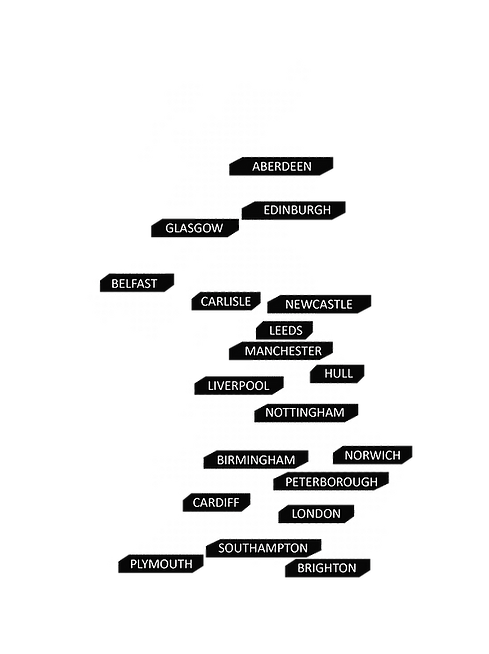 map of the uk