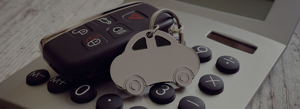 car keys on phone