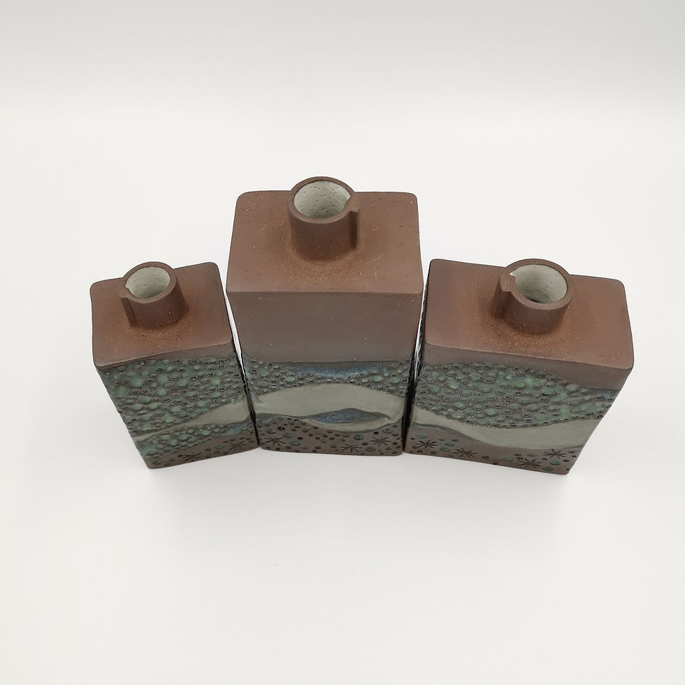 Thumbnail: Trio of Bud Vases