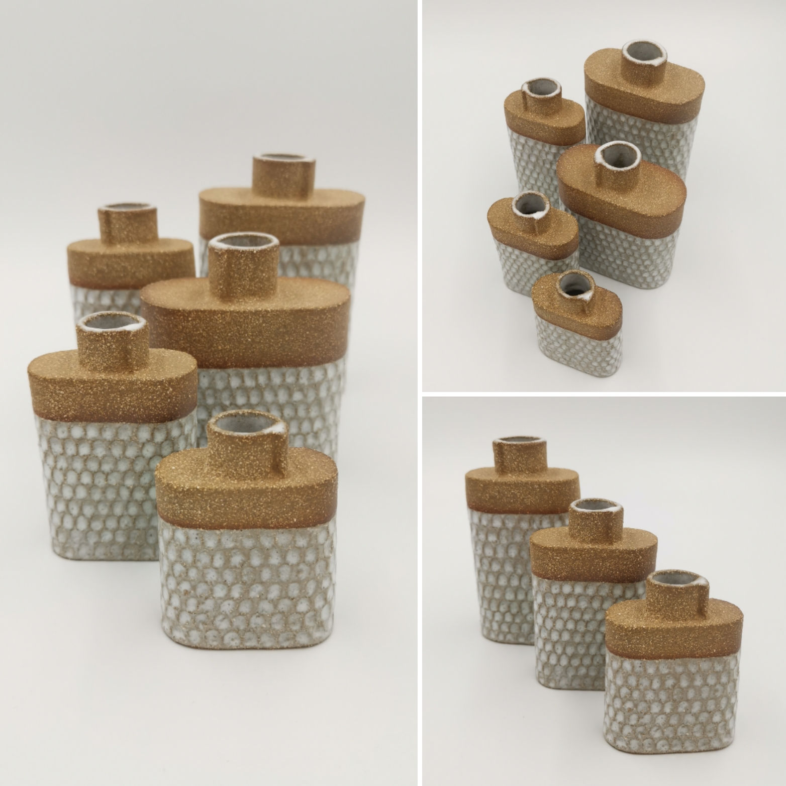 Flask style vases, prices from £35
