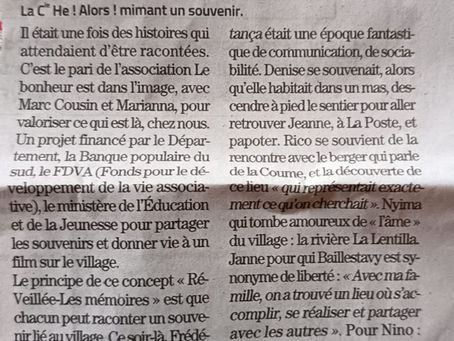 Théâtre Playback également...