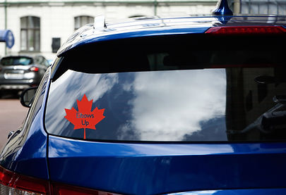 Elbows Up Car Decal