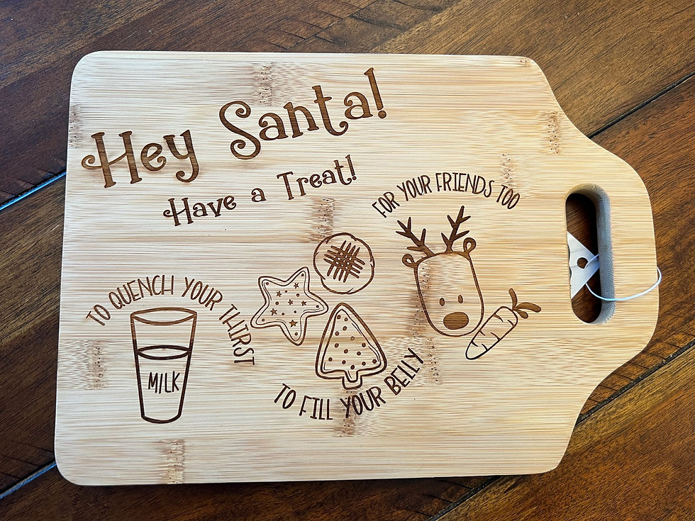 Thumbnail: Hey Santa Cutting Board
