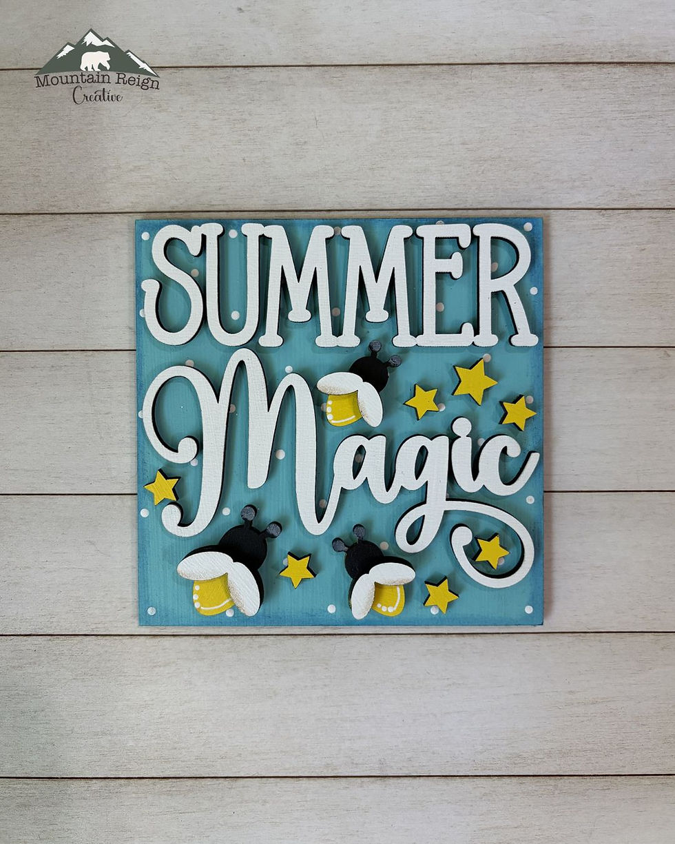 Thumbnail: Summer Fireflies Inserts | Interchangeable Squares