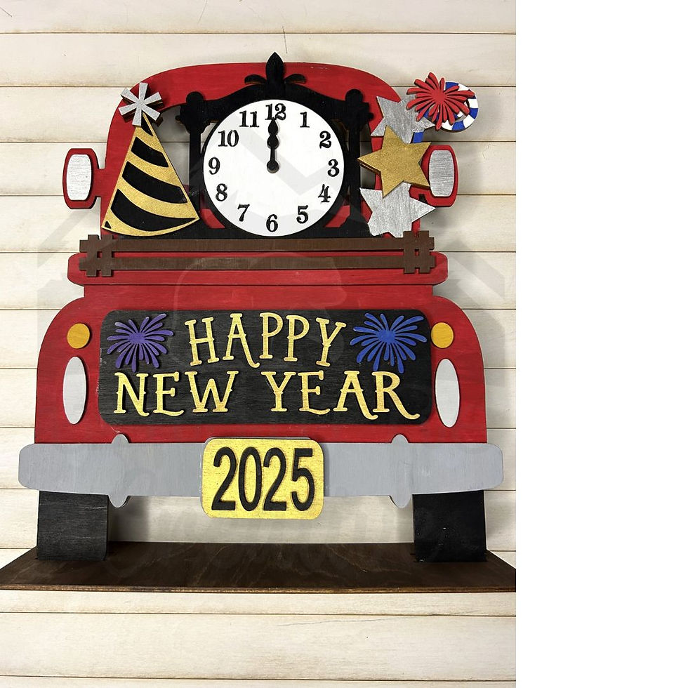Thumbnail: Happy New Year Farmhouse Interchangeable Insert
