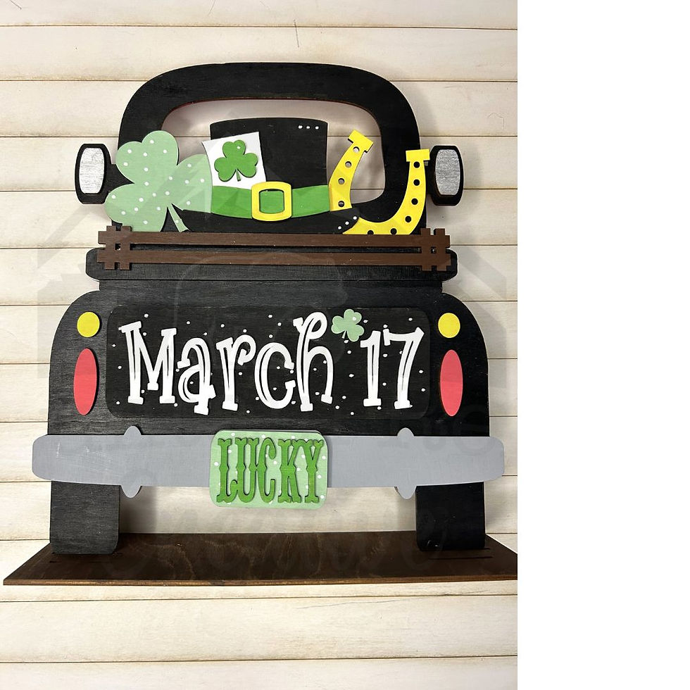 Thumbnail: St. Patrick's Day Farmhouse Interchangeable Insert