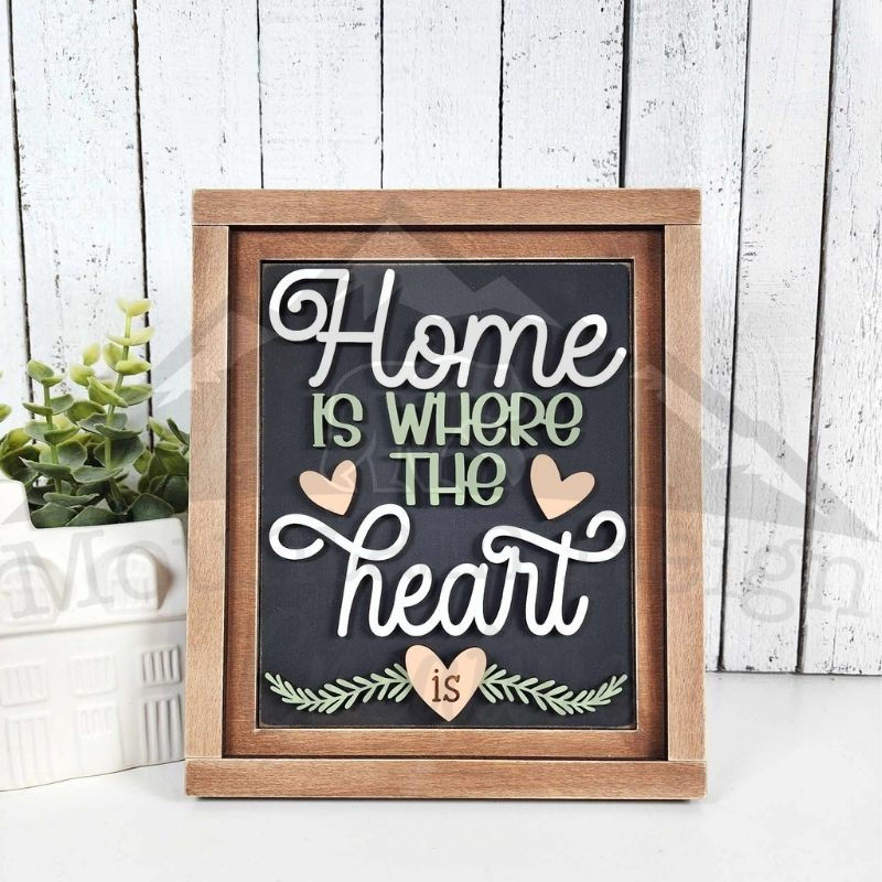 Thumbnail: Family Home Personalized Sign Trio