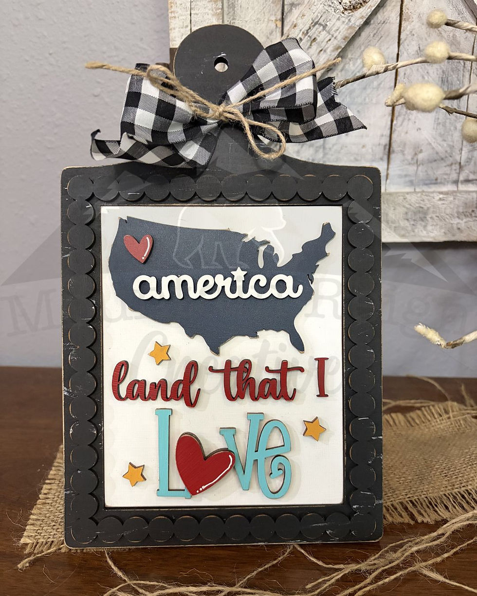 Thumbnail: Americana Trio Inserts | 5" x 6.25" Interchangeable | 1776 Patriotic Liberty Bel