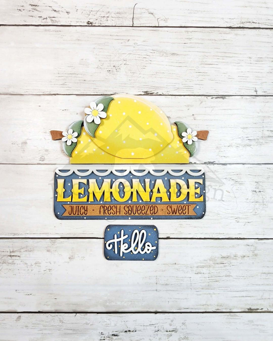 Lemonade Insert | Farmhouse Interchangeable Truck |lemons