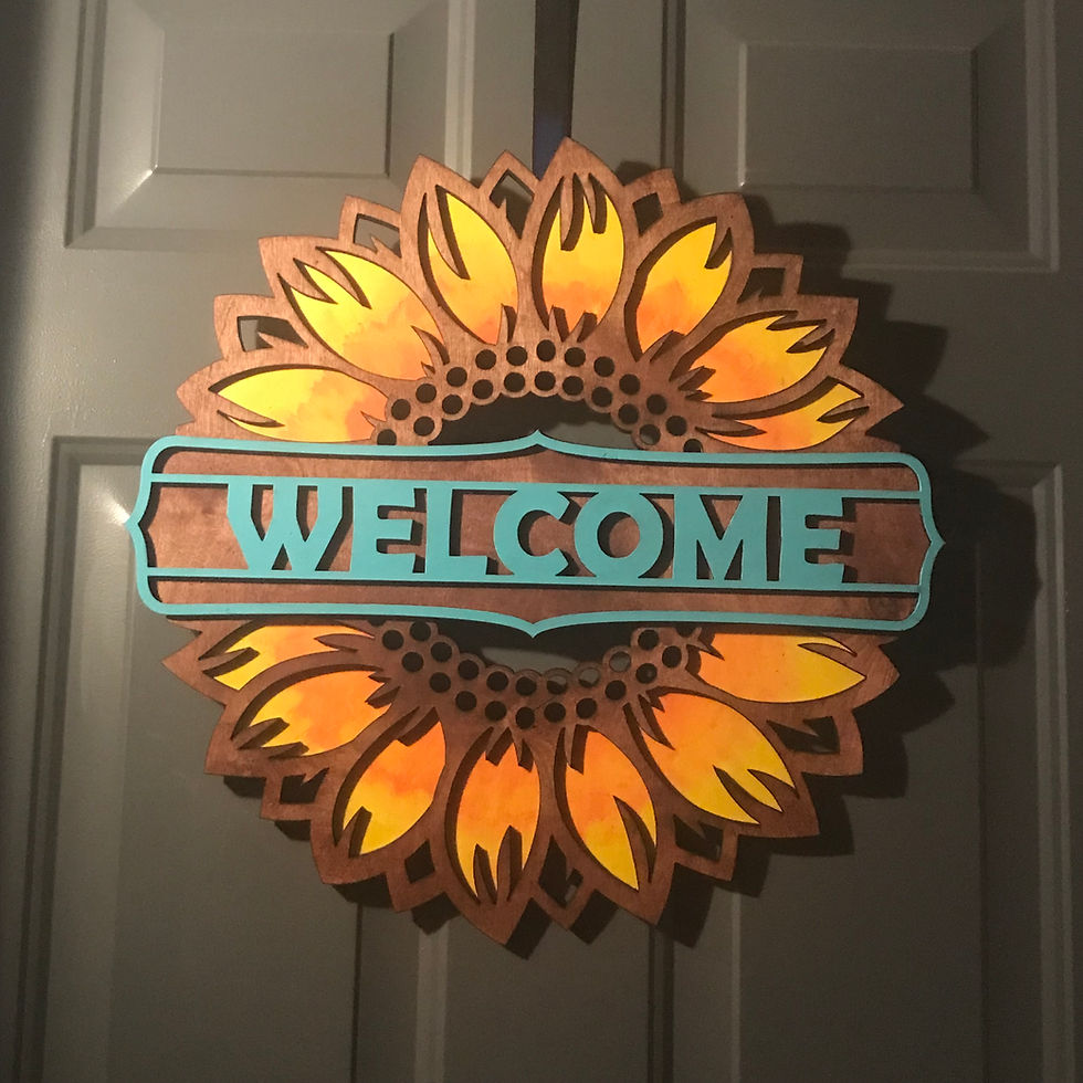 Thumbnail: Sunflower Welcome Sign