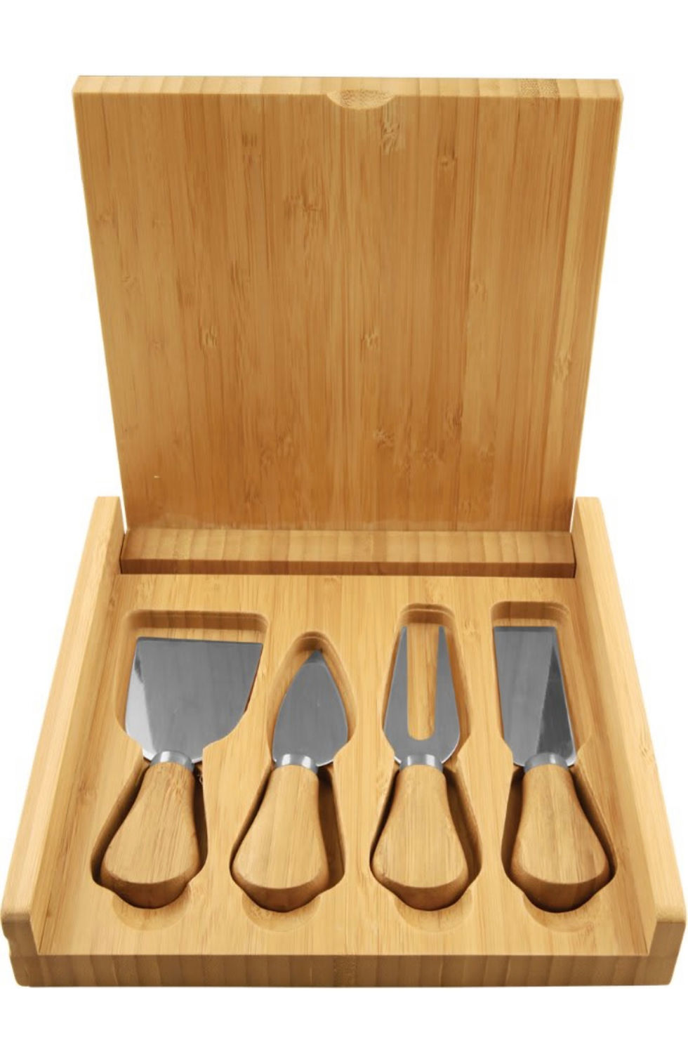 Thumbnail: Bamboo Cheese Set with 4 Tools