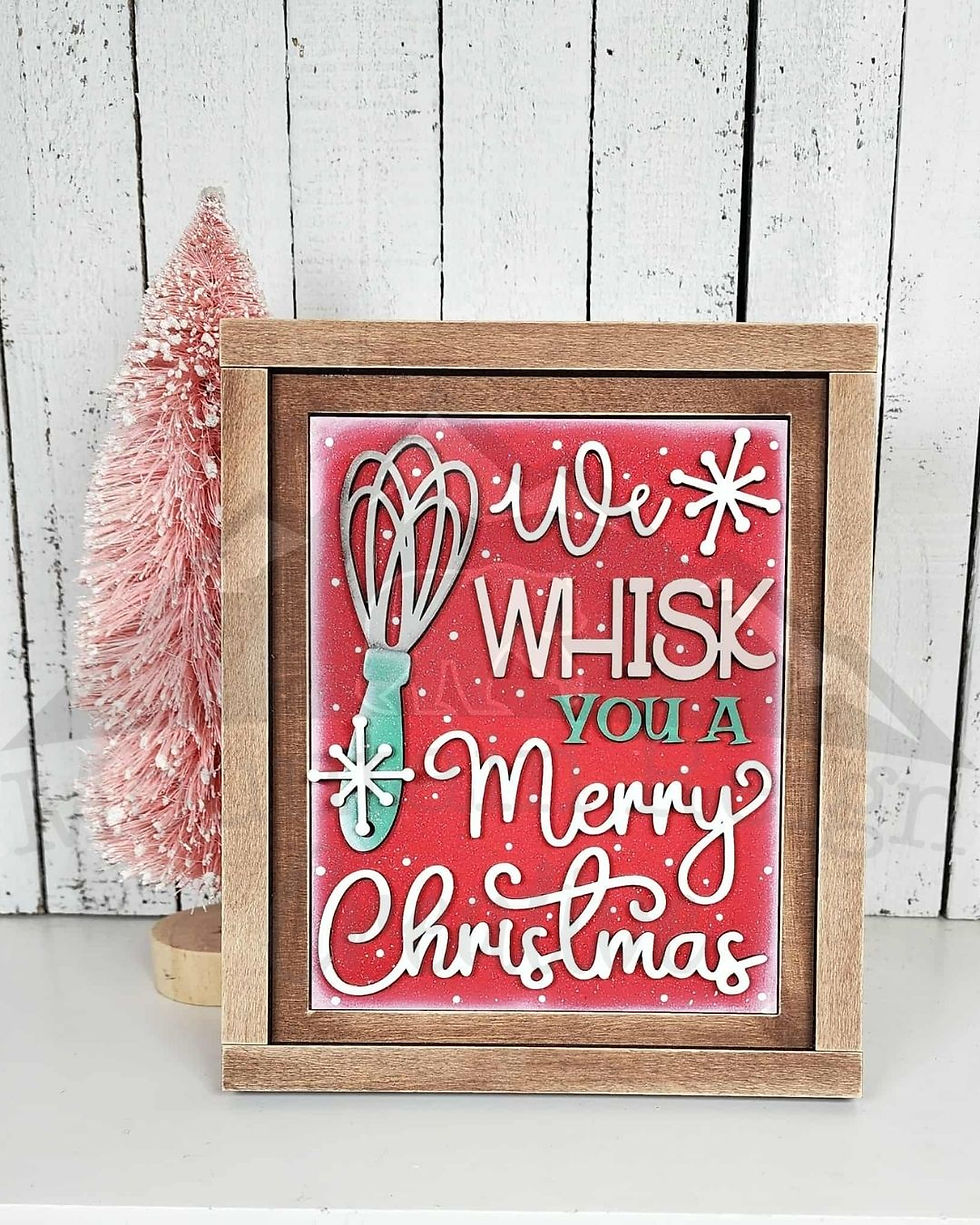 Thumbnail: Christmas Baking Sign Trio Inserts | 5" x 6.25" Interchangeable |cookies