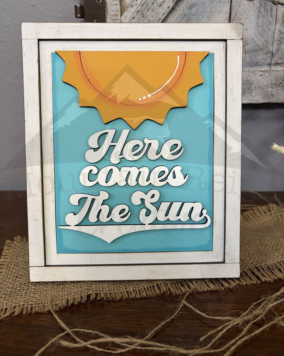 Thumbnail: Sweet Summertime Trio Inserts | 5" x 6.25" Interchangeable | popsicle sun summer