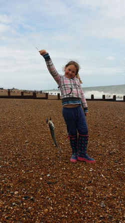 Teigan Kemp with a bass