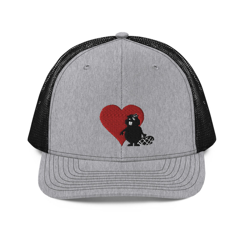 Trucker Cap-Heart/Beaver