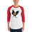 Thumbnail: Men's 3/4 sleeve raglan shirt-GOAT