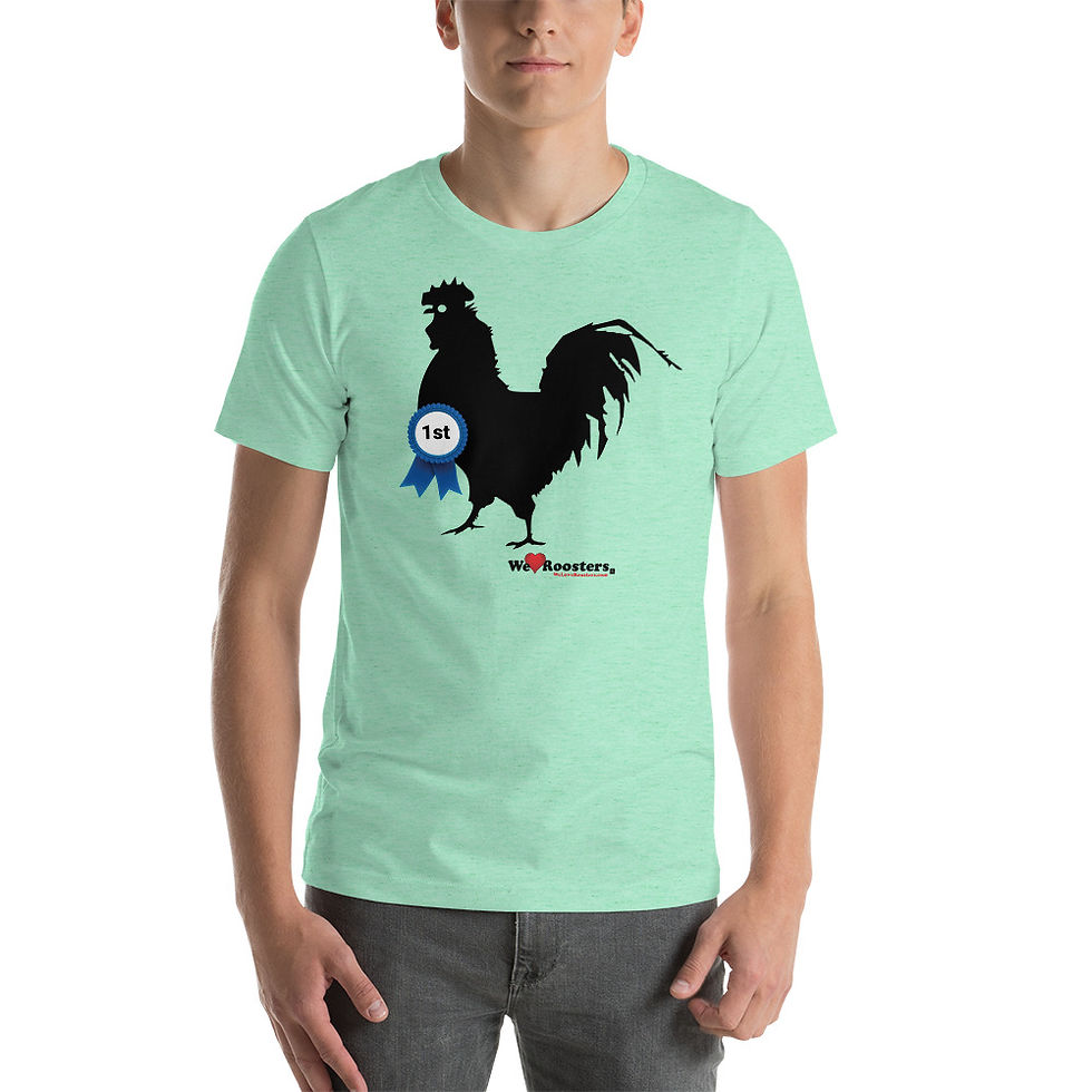 Thumbnail: Unisex Short-Sleeve T-Shirt - Rooster 1st Place