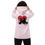 Thumbnail: Women's fleece hoodie - Beaver/Kitty