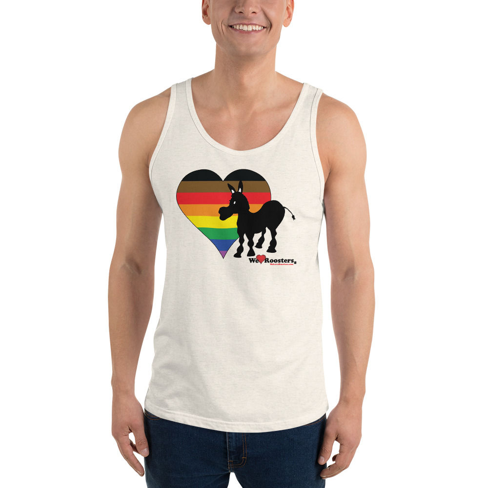 Men's Tank Top-Heart/Donkey Pride Series
