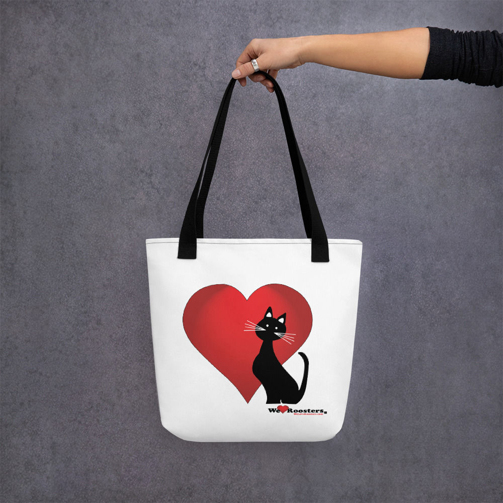 Tote bag-Heart/Kitty