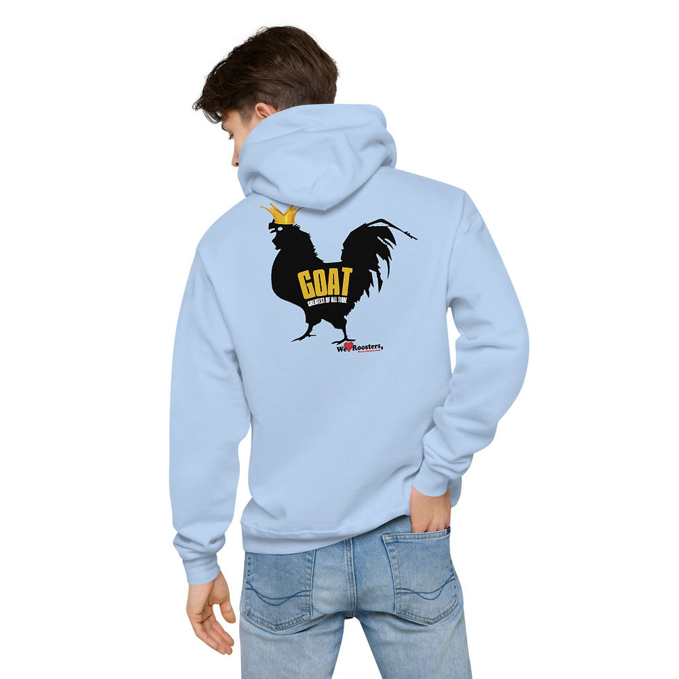 Thumbnail: Men's fleece hoodie -GOAT
