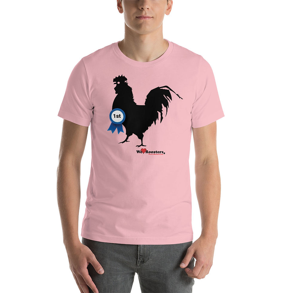Thumbnail: Unisex Short-Sleeve T-Shirt - Rooster 1st Place