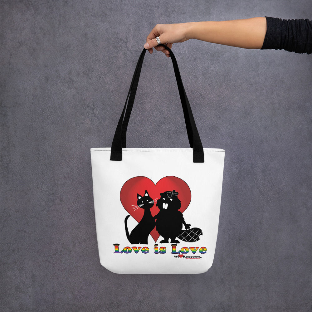 Tote bag-Beaver/Kitty LL